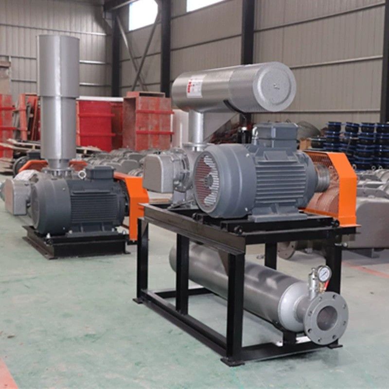 罗茨风机曝气增氧机鱼塘养殖厂风机 增氧污水处理密集型罗茨风机