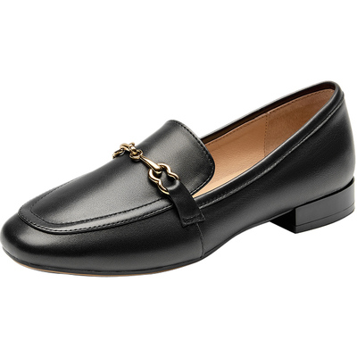 DG2025新款羊皮低跟乐福鞋