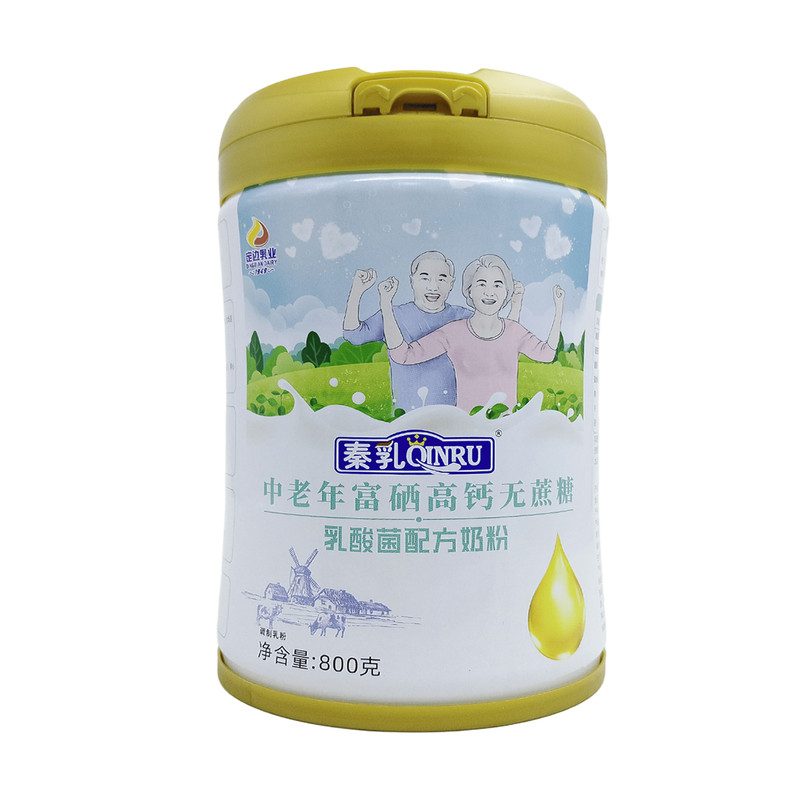 秦乳中老年奶粉高钙无蔗糖
