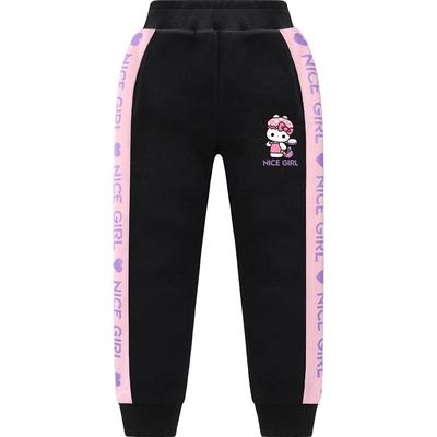 女童加绒加厚运动裤冬季卫裤