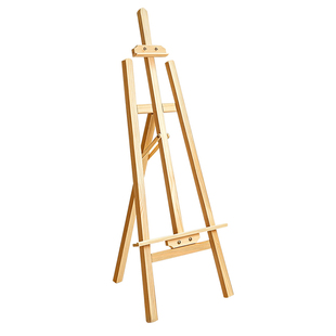 画架美术生专用画板素描支架展示架可折叠式便携写生4k儿童木质油画架家用画画实木三角画架落地立式架迎宾牌