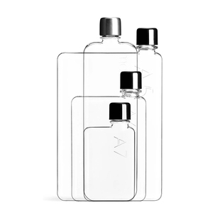 渣洗!进口Memobottle 创意水瓶A5 A6扁平纸张水杯书型水壶随手杯