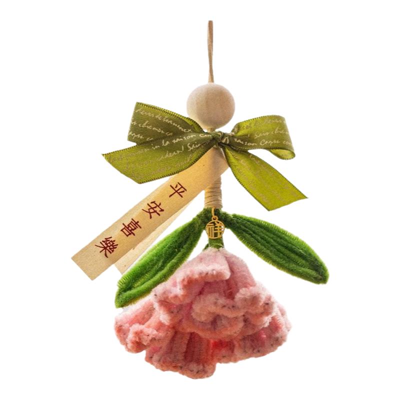 玫瑰花束康乃馨郁金香母亲节挂件