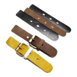 包包配件真皮带条搭扣用打孔皮条可缝合包盖带条搭配搭扣用皮条