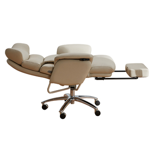 八九间C8老板椅真皮可躺平180度午睡办公椅子 人体工学电脑椅沙发