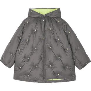 新款江南布衣童装羽绒服H型中长款25冬男女童jnbybyjnby1P0C10990