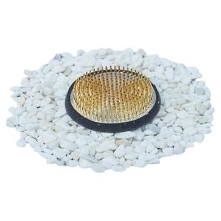 插花铺垫白色小石子 池坊小原流垫剑山石头装饰造景白玉石颗粒