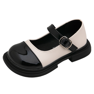 女童皮鞋2024春秋新款儿童鞋子小女孩公主鞋软底豆豆鞋夏天单鞋潮