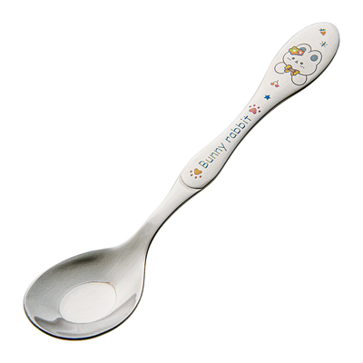 儿童专用长柄元宝勺304不锈钢