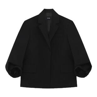 WE11DONE女士经典轻薄简约泡泡长袖西装夹克