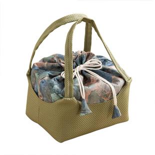 国潮风旅行茶具收纳包袋家用户外便携整套茶具快客茶杯收纳包礼盒