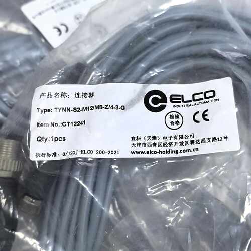 议价宜科ELCO连接器TYNN-S2-M12/MB-Z/4-3-