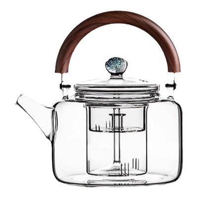 磁吸把手星空提梁壶玻璃蒸煮茶壶