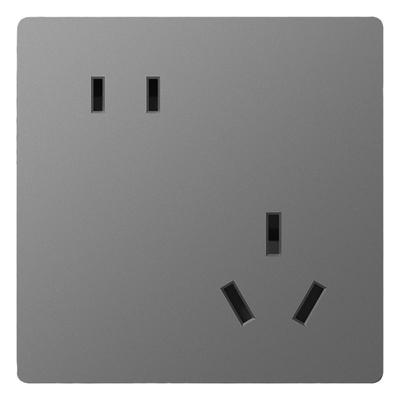 国际电工16A错位五孔插座面板