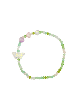 串珠亚克力蝴蝶手链ins小众设计