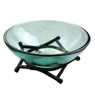 玻璃碗高端自助餐展示冷餐菜盘水果沙拉碗商用凉菜盘刺身盘小料碗