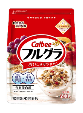 Calbee/卡乐B原味水果麦片600g