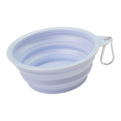 狗狗折叠碗宠物硅胶碗狗盆外出