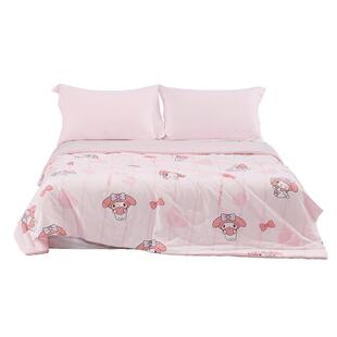 水星家纺全棉针织低敏夏凉被母婴A类抑菌可水洗儿童空调被子被芯