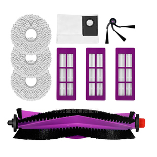 配美的V16Pro/V16ProMINI扫地机配件主滚刷边刷滤网拖布尘袋耗材