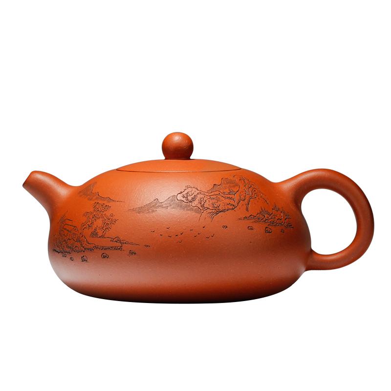 小亚正品原矿红皮龙宜兴紫砂壶