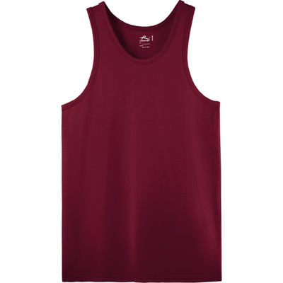 浪莎男士本命年纯棉酒红背心