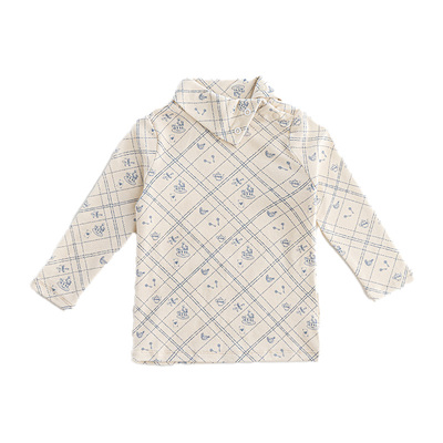 【新品】OAK FAMILY女童长袖T恤春秋宝宝上衣高领百搭打底衫