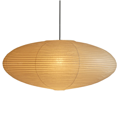 野口勇风格纸吊灯日式扁圆