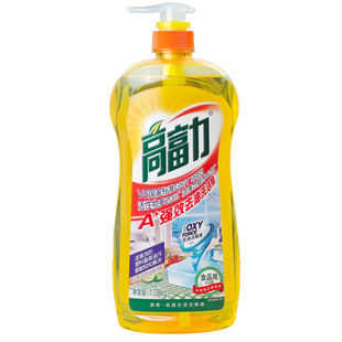 浪奇高富力强效去油洗洁精1.08kgx3瓶 无磷配方厨房去油 可洗果蔬