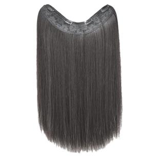 艾妃U型半头套假发女长发黑长直假发片一片式无痕接发自然蓬松夏