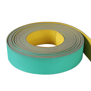 尼龙片基带黄绿耐磨工业平皮带高速传动带纺织用同步皮带龙带锭带