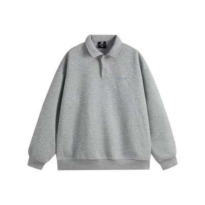 MANYSTON美式翻领POLO衫男款卫衣
