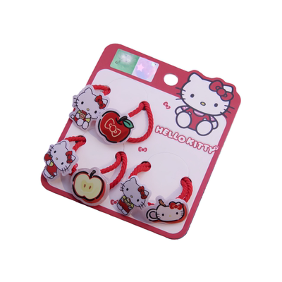 小妞三丽鸥hallokiyyt猫可爱发绳小号女童宝宝头饰扎啾啾发圈皮筋