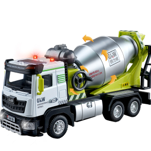 大号儿童合金水泥搅拌车玩具男孩仿真混泥土罐车工程车汽车模型3