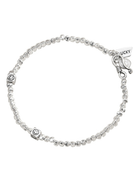 宝茉微笑幸运女S925纯银手链饰品