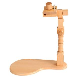 榉木桌面绣绷架子刺绣十字绣框工具绣花绷子通用可调节台式绣架