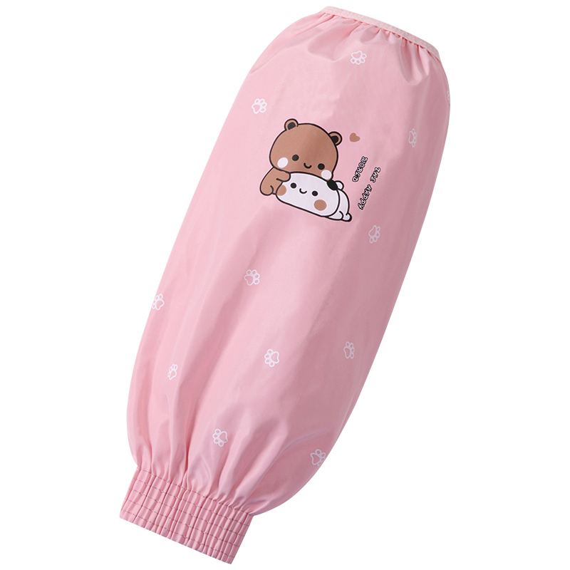 袖套女防水防油护袖秋冬季厨房加长款防污套袖可爱成人家用手袖筒