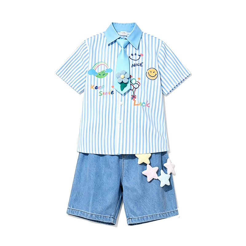儿童啦啦队演出服小学生舞蹈班服