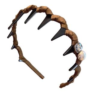 水钻发箍女款2025新款防滑高颅顶洗脸专用头箍气质发带压发卡头饰