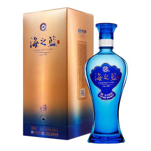 洋河海之蓝42度480ml*1瓶单支绵柔浓香型白酒自营【2018版】