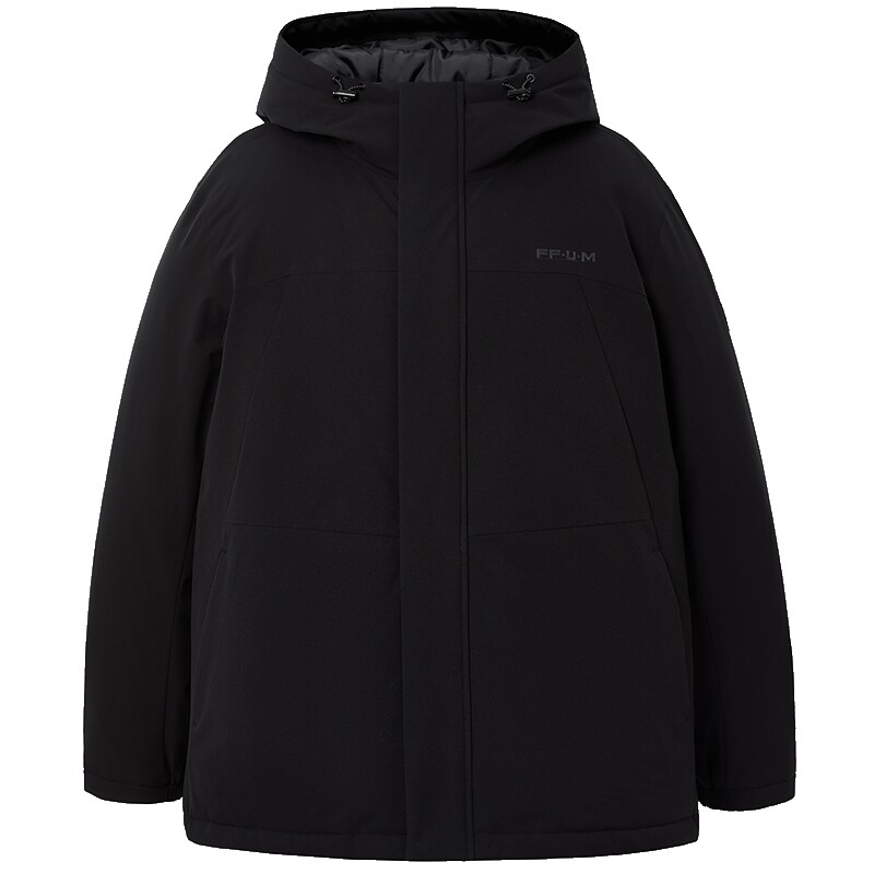 【机能冰壳防泼水】杰克琼斯工装羽绒服冬季连帽中长夹克外套男装