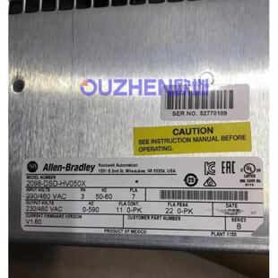 议价AB罗克韦2098-DSD-HV050全新原装 现货