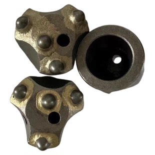 普兰卡开宇40球齿铜焊梅花猫爪柱齿凿岩机炮头矿山隧道水电风钻头