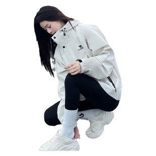 骆驼山海夹克女装工装风2026春季外套女薄款防水户外运动风衣男款