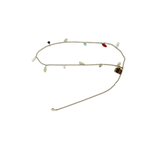 一款多戴天然石包吊坠腰带项链女高级感叠戴长款颈链裙子腰链配饰