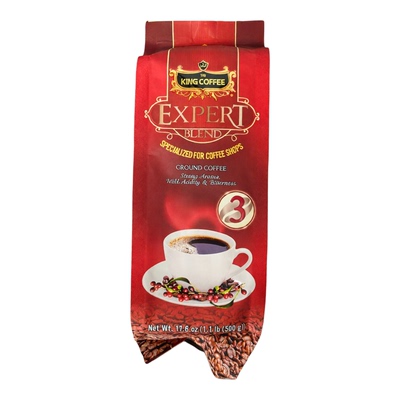 TNI KING COFFEE研磨咖啡粉3号500g烘焙咖啡香醇浓郁独特风味进口