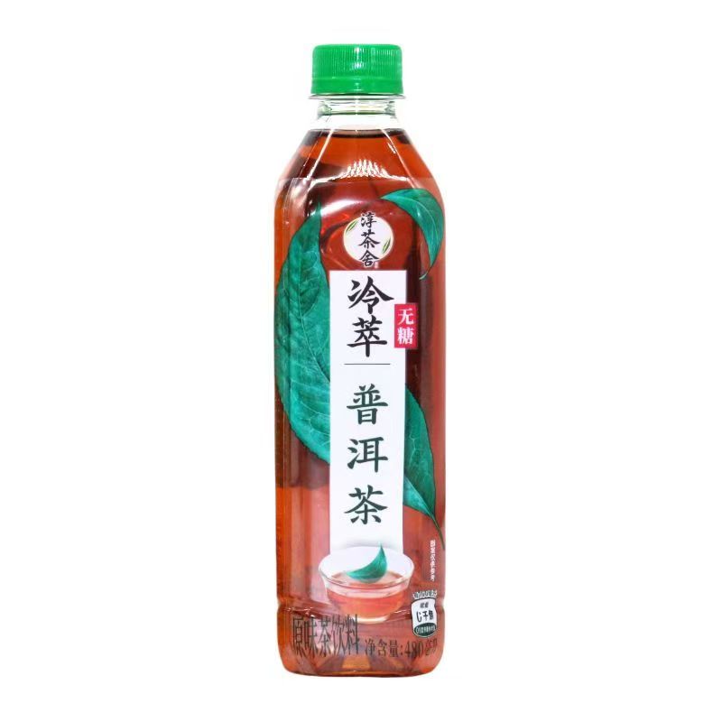 淳茶舍普洱无糖玉露绿茶茉莉花茶大红袍铁观音茶饮料480ml*12瓶