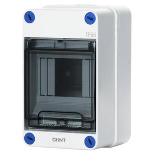 正泰户外防水配电箱PZ30明装4位8强电防雨IP66小型漏电空气开关盒