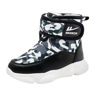 回力童鞋儿童雪地靴男童大棉鞋2025新款冬季女童加绒加厚保暖靴子