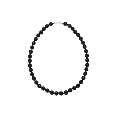 Berber高品质天然黑玛瑙串珠项链